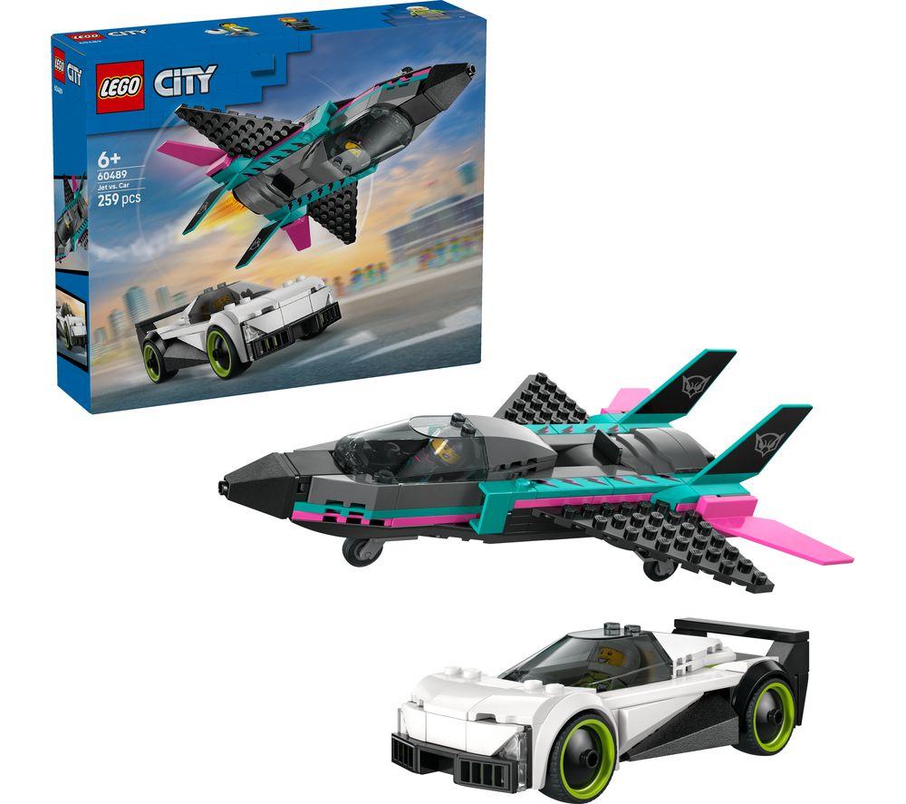 LEGO City 60489 Jet vs. Car Set image number 2 of 4