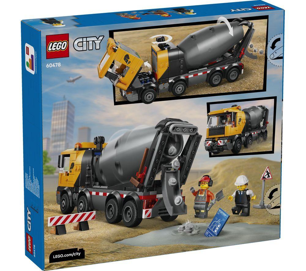 LEGO City 60478 Cement Mixer Set image number 2 of 3