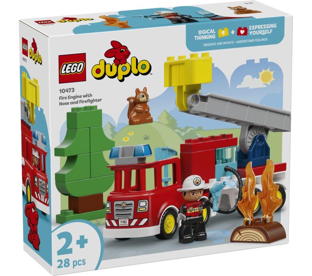 LEGO Duplo 10473 Fire Truck with Hose and Firefighter Set image number 2 of 5
