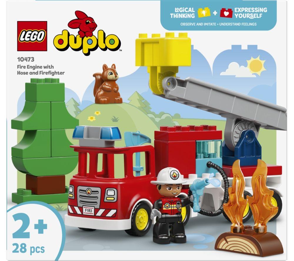 LEGO Duplo 10473 Fire Truck with Hose and Firefighter Set image number 4 of 5