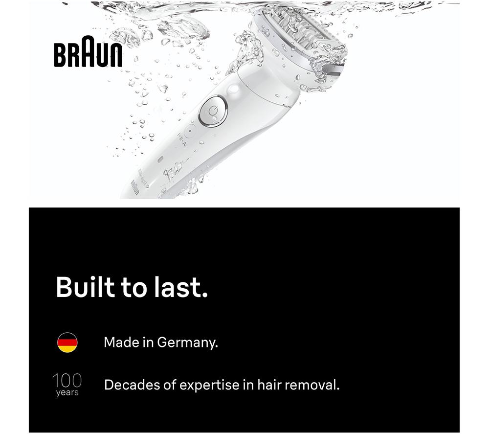 BRAUN Silk-&eacute;pil 9 Flex 9 3D SE9-030 Wet & Dry Epilator - Silver image number 7 of 7