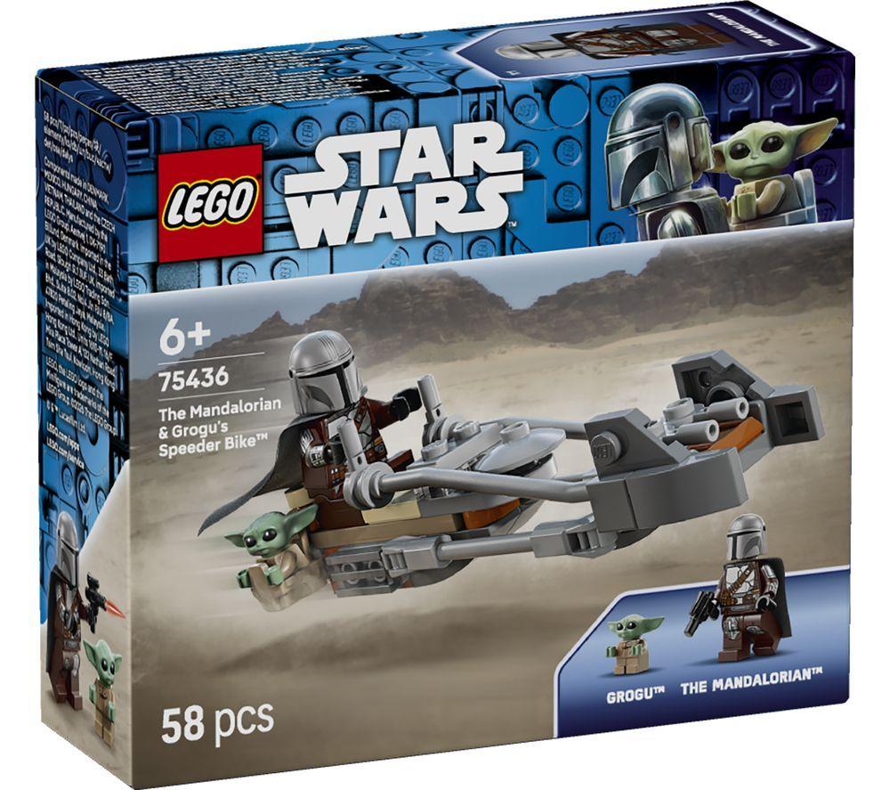LEGO Star Wars 75436 The Mandalorian & Grogu's Speeder Bike Set image number 4 of 8