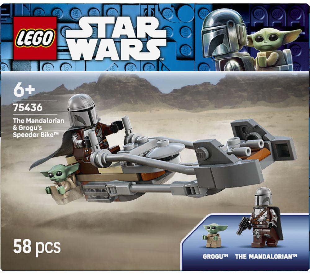 LEGO Star Wars 75436 The Mandalorian & Grogu's Speeder Bike Set image number 5 of 8