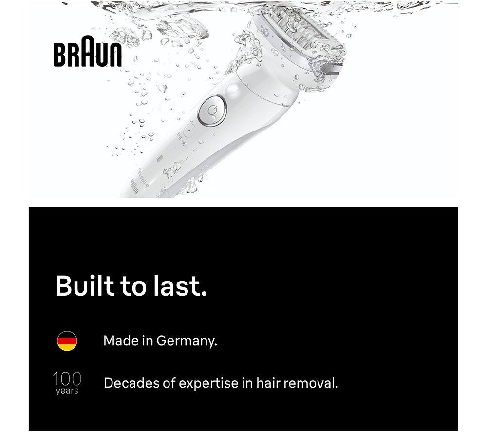 BRAUN Silk-&eacute;pil 9 SE9-061 Wet & Dry Epilator - Silver image number 7 of 7