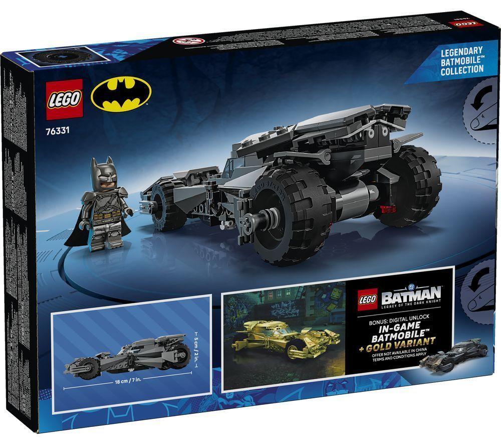 LEGO DC 76331 Batman v Superman Batmobile Set image number 3 of 3