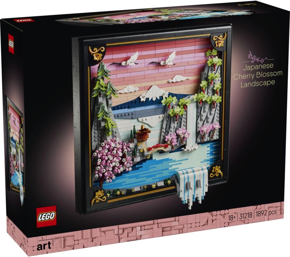 LEGO Art 31218 Japanese Cherry Blossom Landscape Set for Adults image number 2 of 8