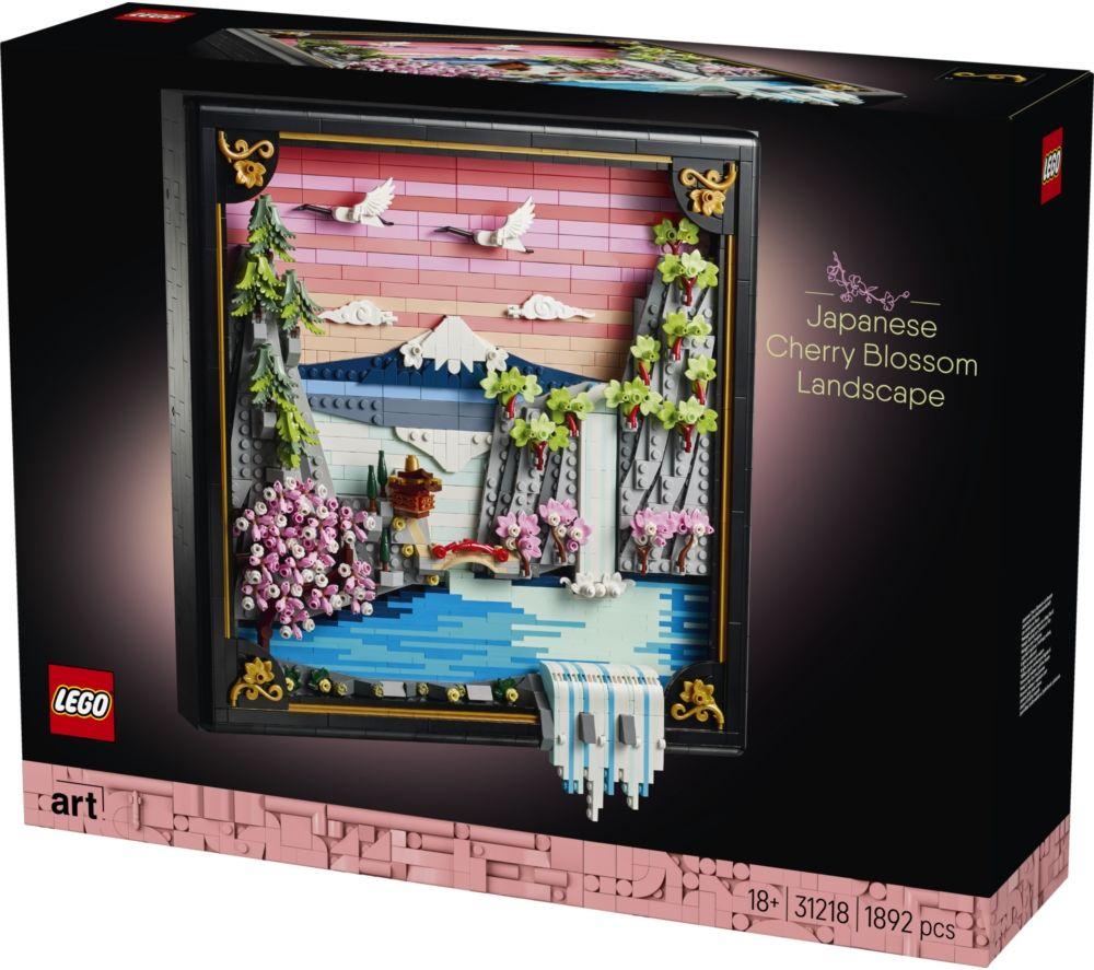 LEGO Art 31218 Japanese Cherry Blossom Landscape Set for Adults image number 3 of 8