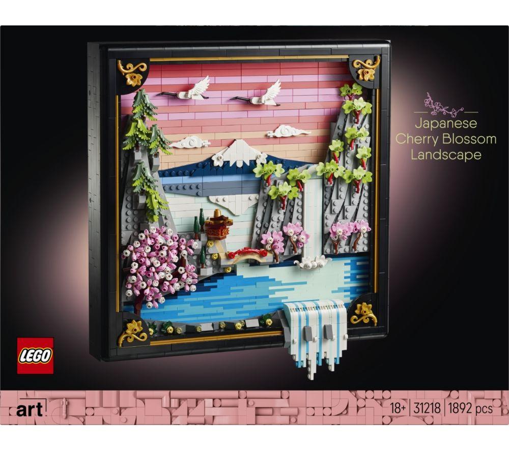 LEGO Art 31218 Japanese Cherry Blossom Landscape Set for Adults image number 4 of 8