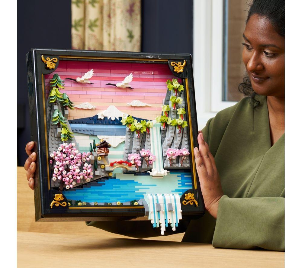 LEGO Art 31218 Japanese Cherry Blossom Landscape Set for Adults image number 6 of 8