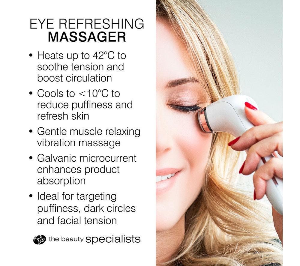 RIO FAWC Refreshing Eye Massager - White image number 6 of 6