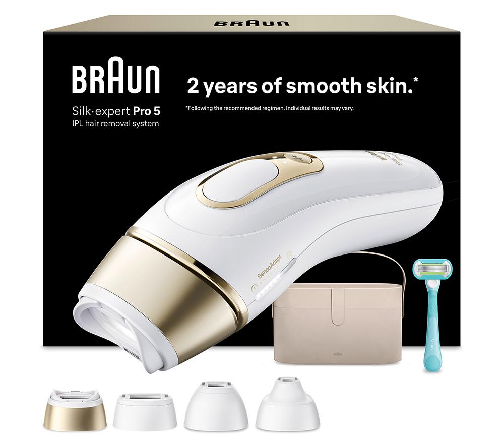 BRAUN Silk-expert Pro 5 PL441 IPL Hair Removal System - White