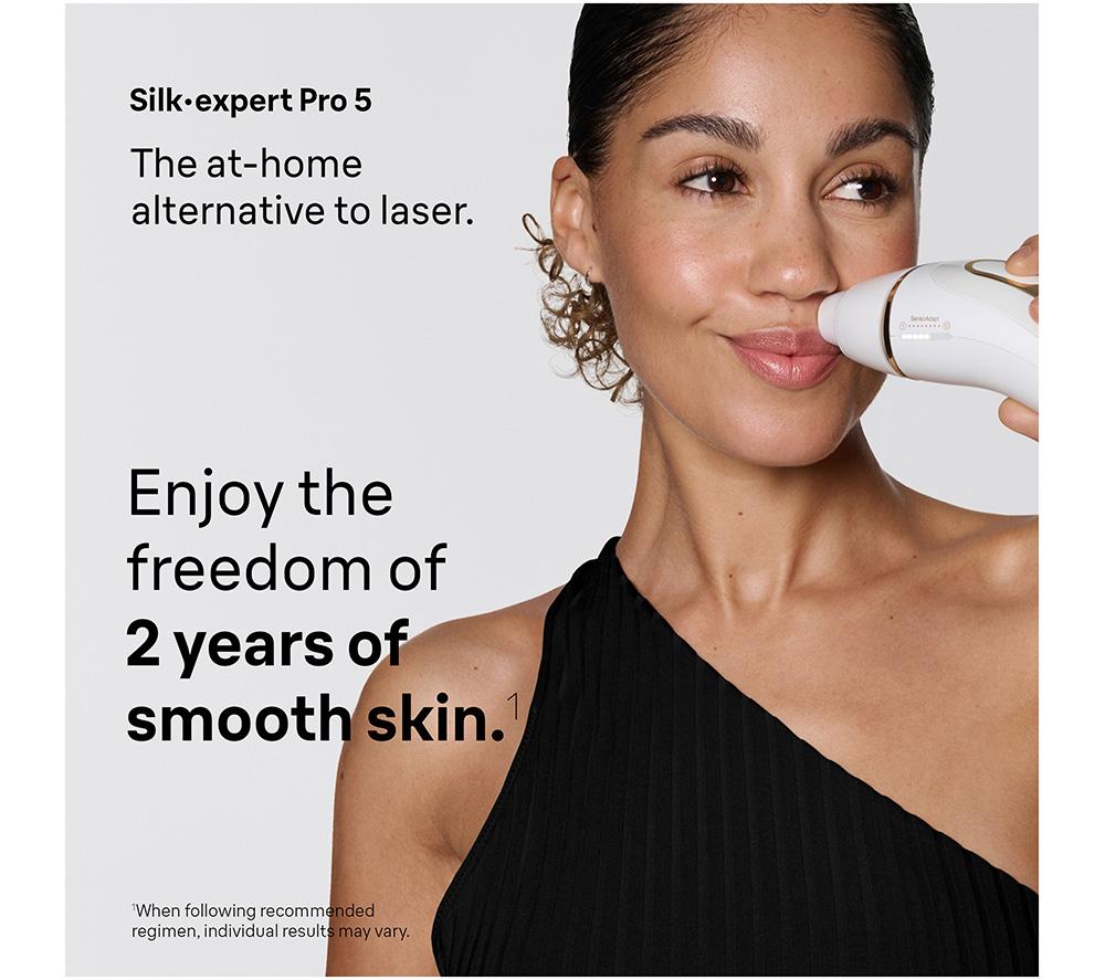 BRAUN Silk-expert Pro 5 PL441 IPL Hair Removal System - White image number 2 of 8