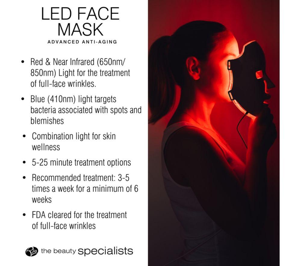RIO FaceLITE LED Therapy Face Mask image number 8 of 9