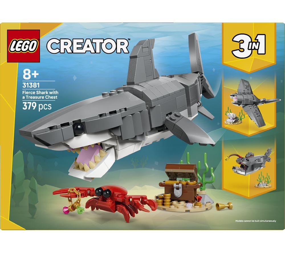 LEGO Creator 31381 3-in-1 Fierce Shark With A Treasure Chest Set image number 5 of 5