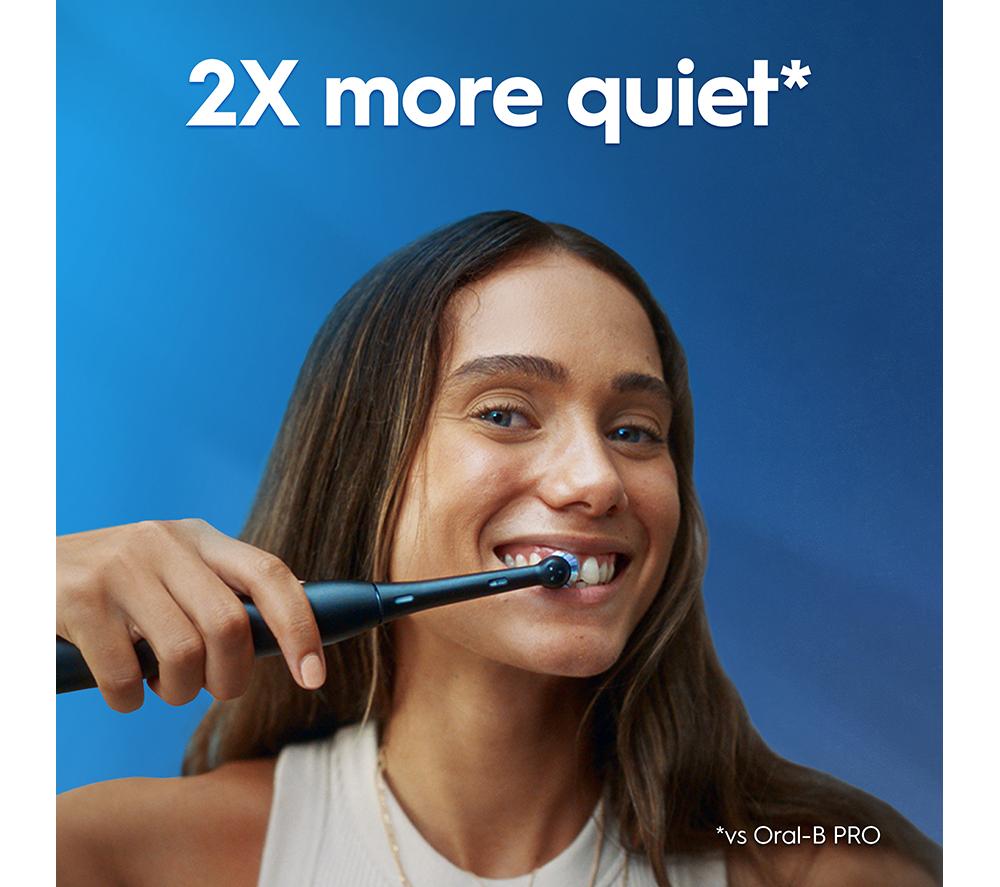 ORAL-B iO2 Electric Toothbrush Duo Pack - Black & Pink image number 5 of 8