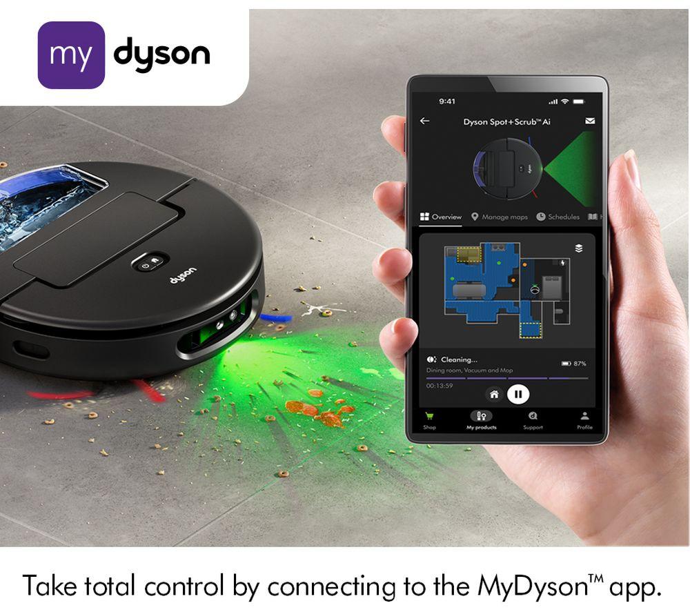 DYSON Spot + Scrub AI Robot Vacuum Cleaner - Black image number 6 of 6