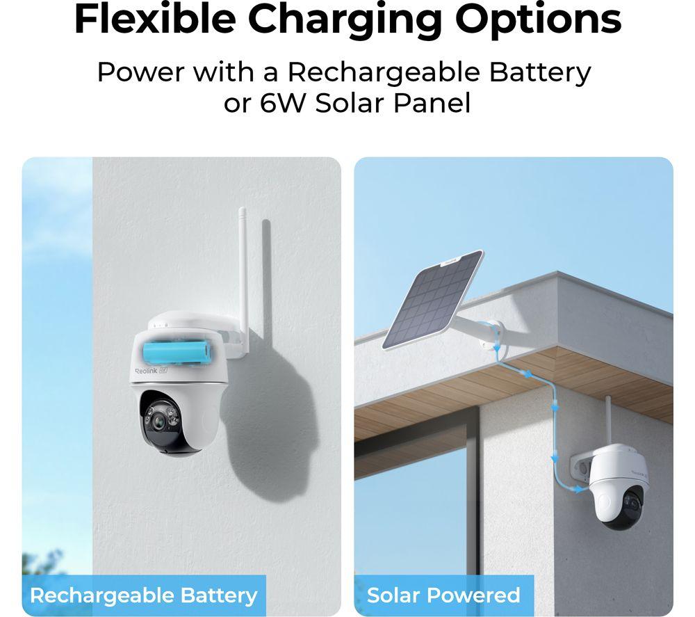 REOLINK Argus Series B440 4K WiFi Battery Security Camera, Solar Panel & 64 GB Memory Card image number 5 of 10