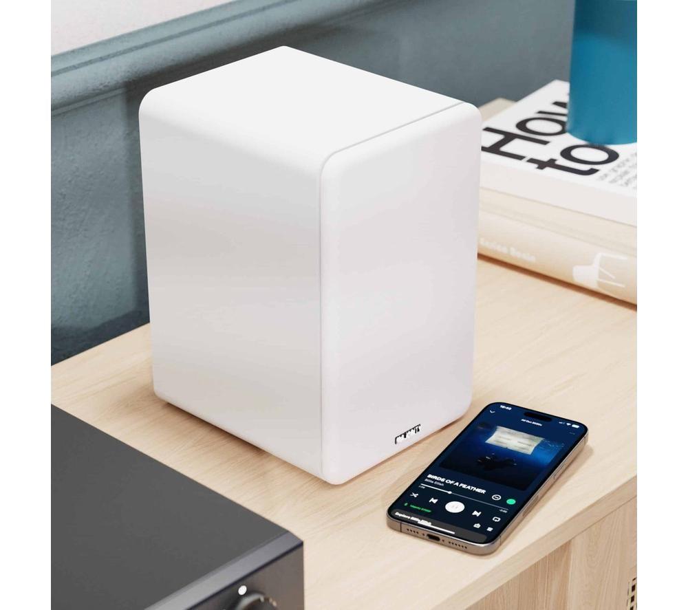 MAJORITY D70X Passive Bookshelf Speakers - White image number 3 of 3