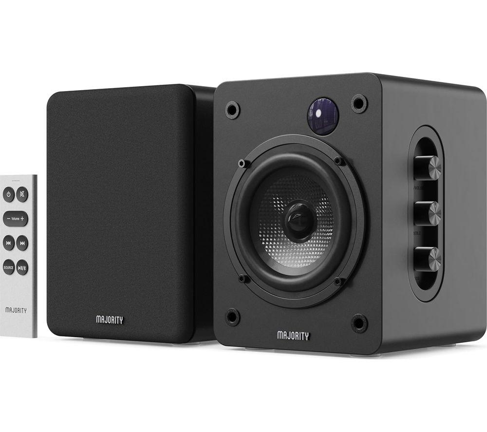 Majority Black D50x Bluetooth Bookshelf Speakers - Image 8