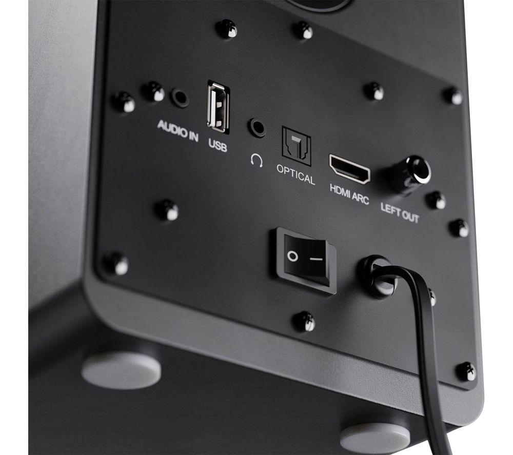 MAJORITY D50X Bluetooth Bookshelf Speakers - Black image number 3 of 3