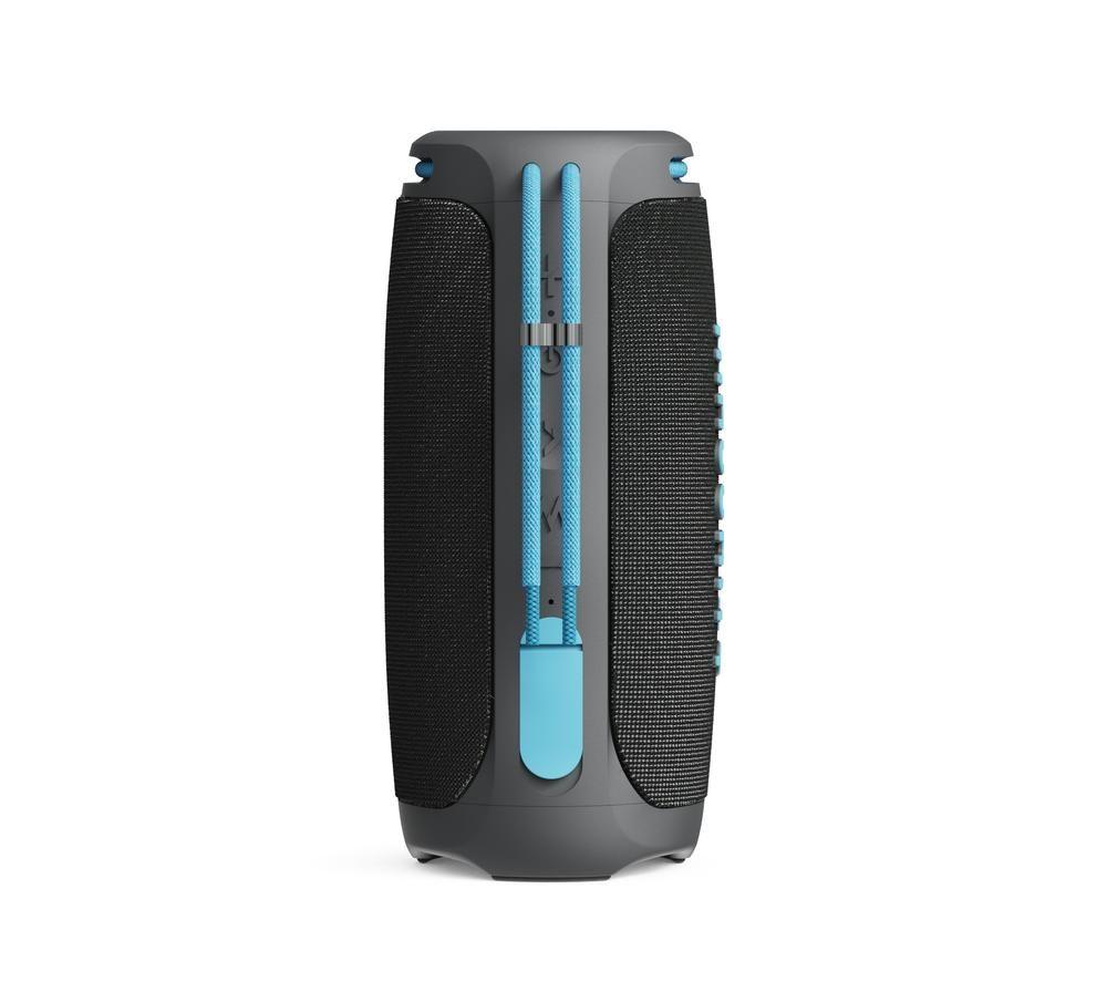 MAJORITY MOVE M3 Bluetooth Portable Speaker - Electric Blue & Charcoal image number 4 of 13