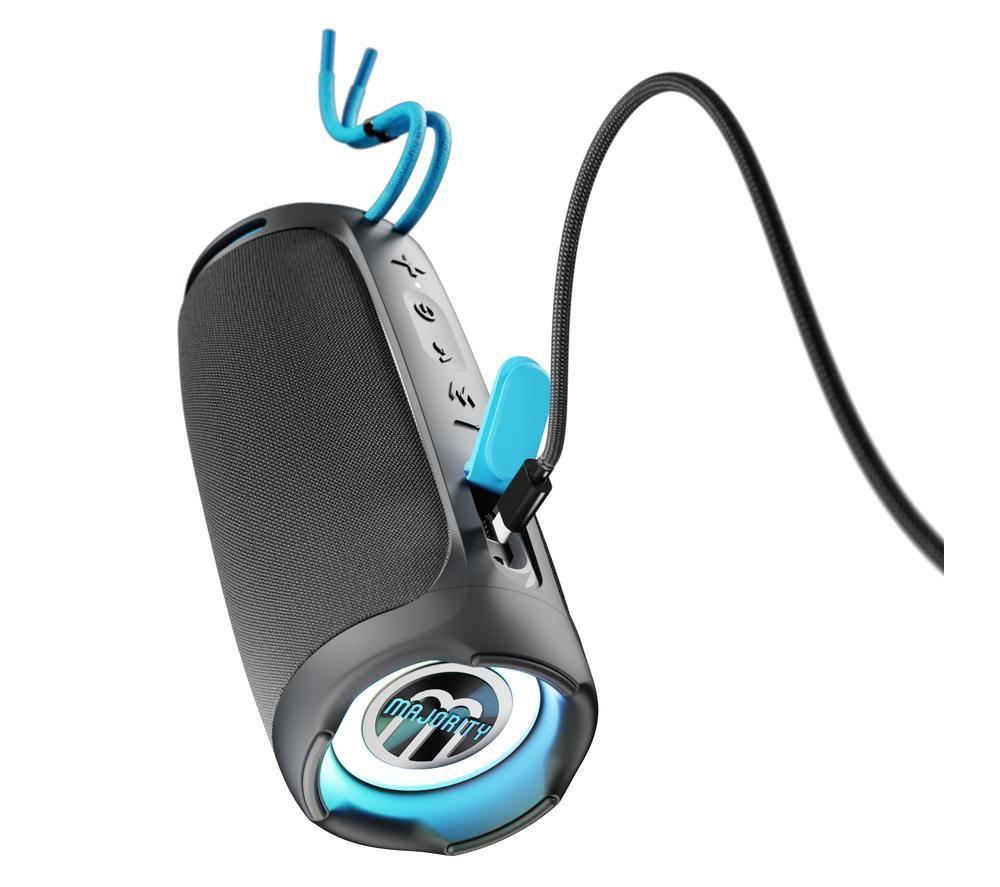 MAJORITY MOVE M3 Bluetooth Portable Speaker - Electric Blue & Charcoal image number 5 of 13