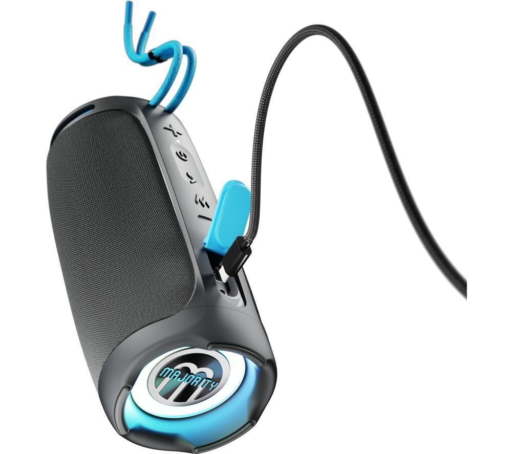 MAJORITY MOVE M3 Bluetooth Portable Speaker - Electric Blue & Charcoal image number 7 of 13