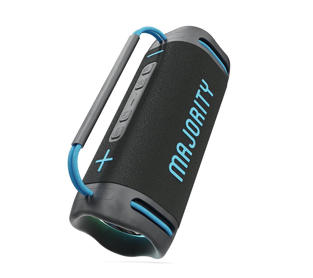 Majority Move M4 Bluetooth Portable Speaker - Electric Blue & Charcoal, Silver/Grey,Blue