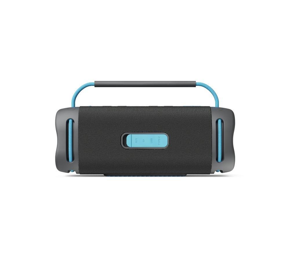 MAJORITY Move M4 Bluetooth Portable Speaker - Electric Blue & Charcoal image number 4 of 15
