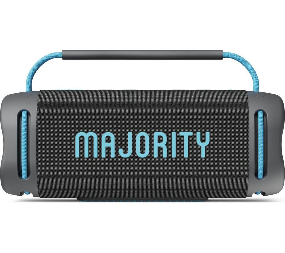 MAJORITY Move M4 Bluetooth Portable Speaker - Electric Blue & Charcoal image number 8 of 15