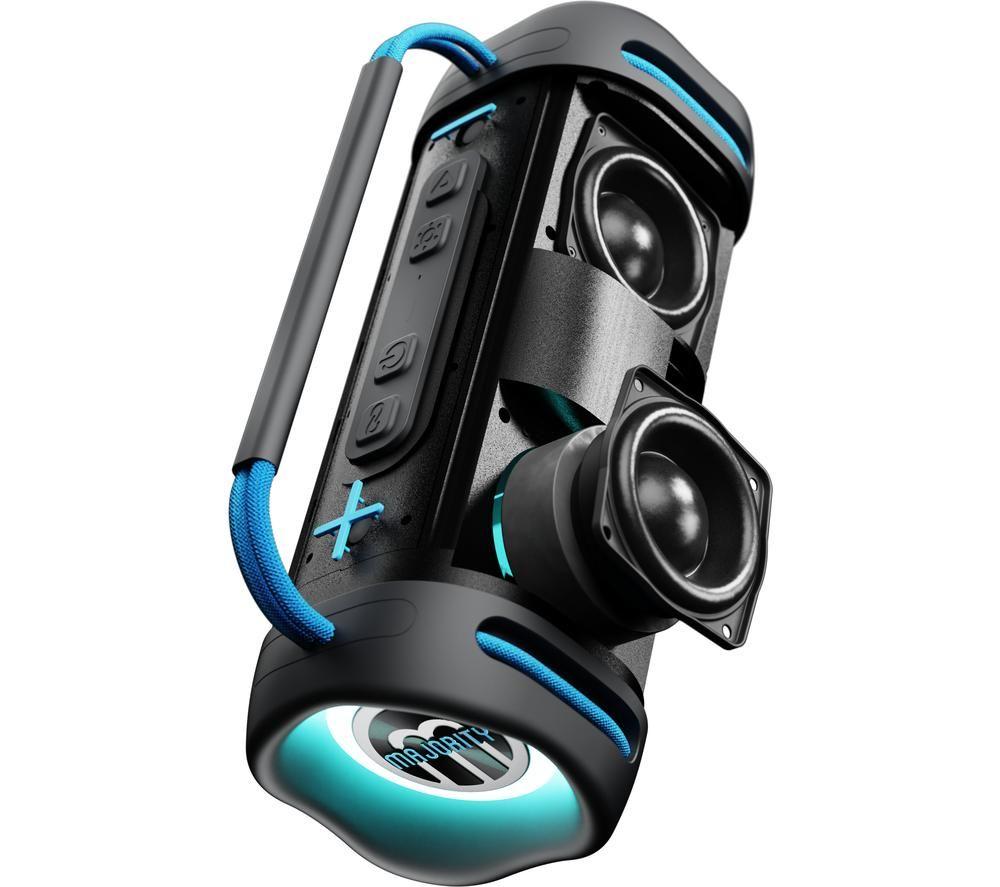 MAJORITY Move M4 Bluetooth Portable Speaker - Electric Blue & Charcoal image number 11 of 15