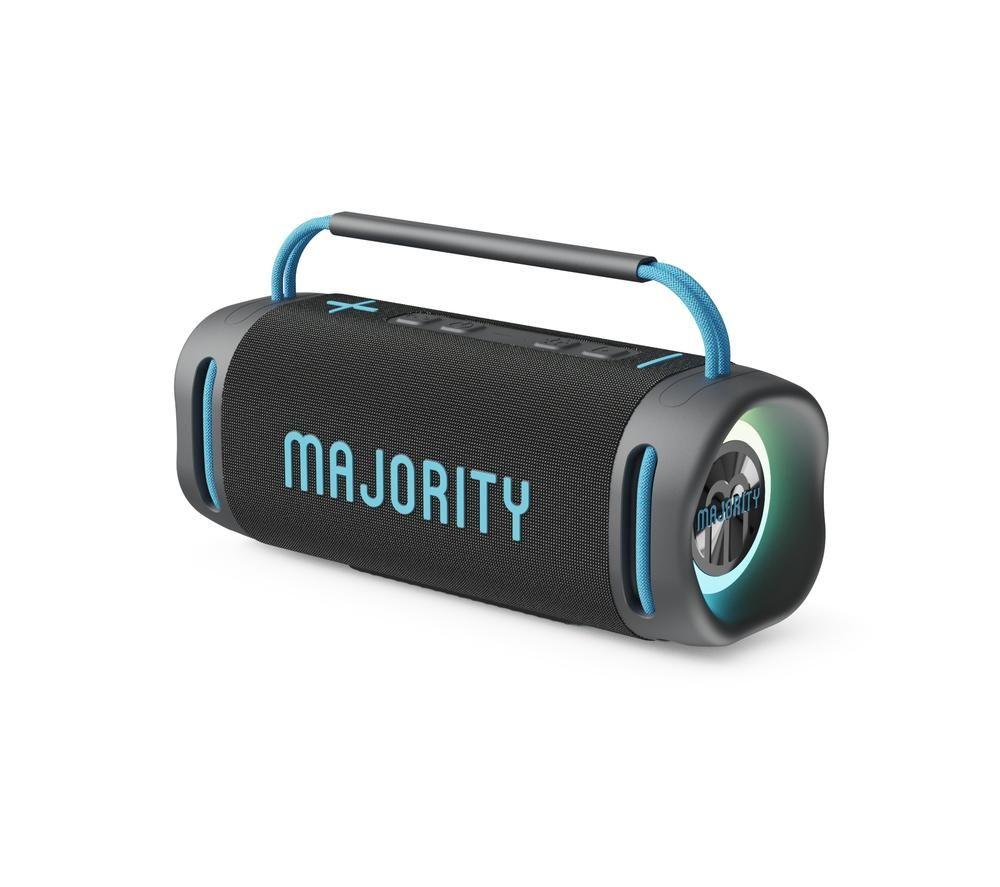 MAJORITY Move M4 Bluetooth Portable Speaker - Electric Blue & Charcoal image number 12 of 15