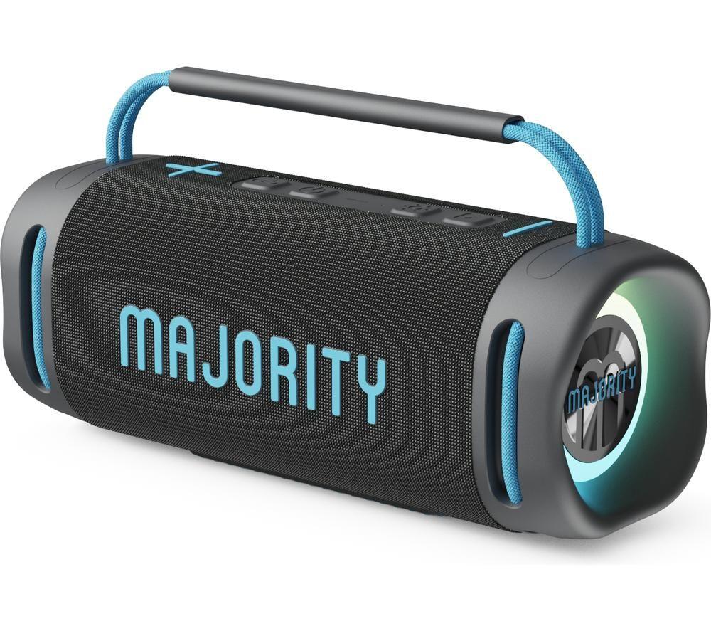 MAJORITY Move M4 Bluetooth Portable Speaker - Electric Blue & Charcoal image number 13 of 15
