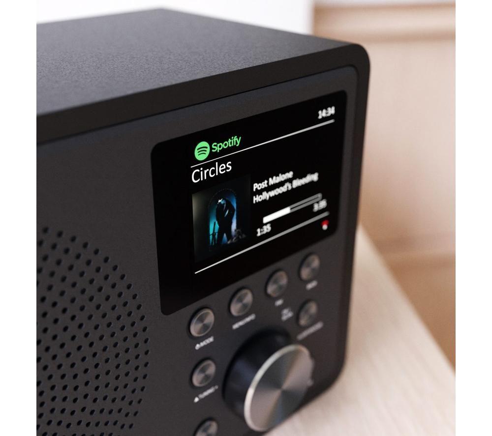 MAJORITY Touro Portable DAB+/FM Smart Bluetooth Radio - Black image number 2 of 9