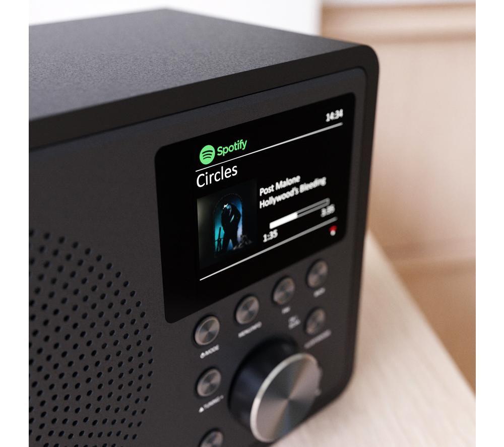 MAJORITY Touro Portable DAB+/FM Smart Bluetooth Radio - Black image number 3 of 9