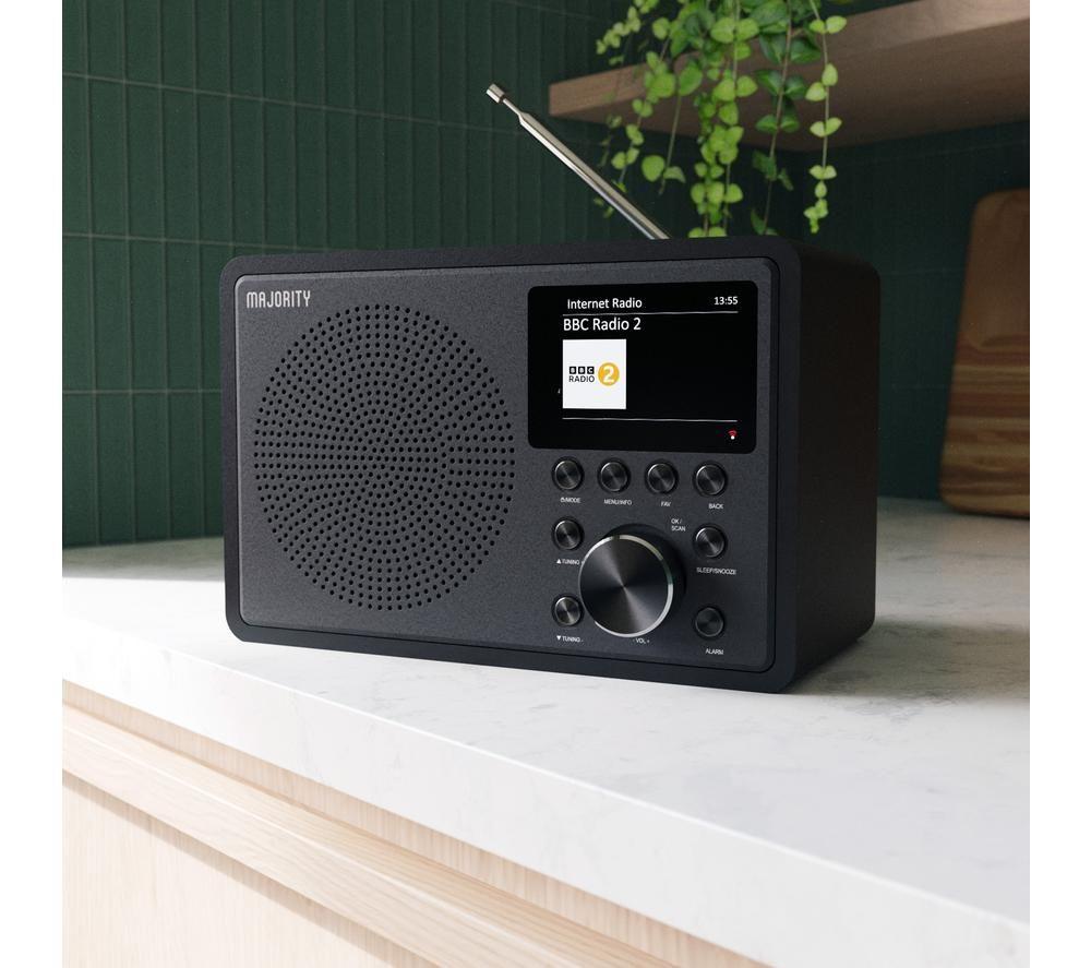 MAJORITY Touro Portable DAB+/FM Smart Bluetooth Radio - Black image number 6 of 9