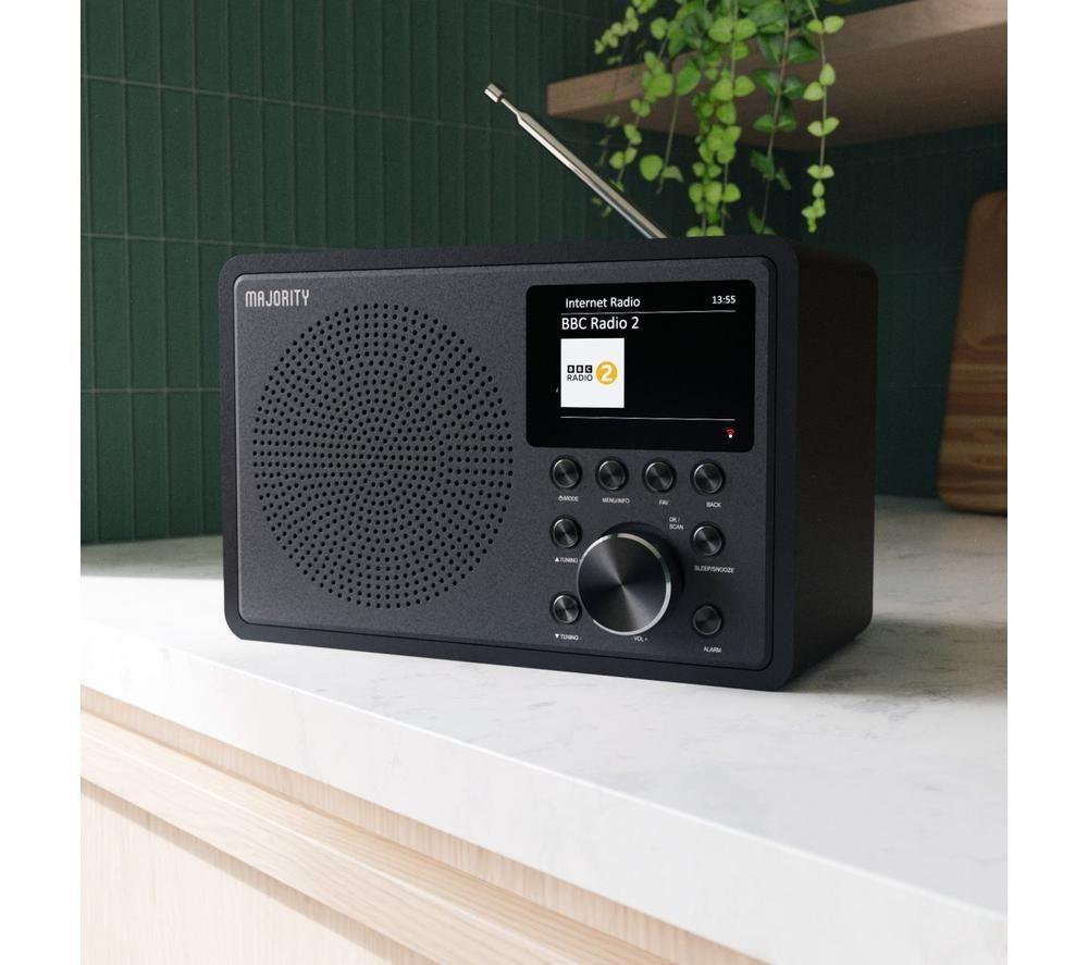 MAJORITY Touro Portable DAB+/FM Smart Bluetooth Radio - Black image number 8 of 9
