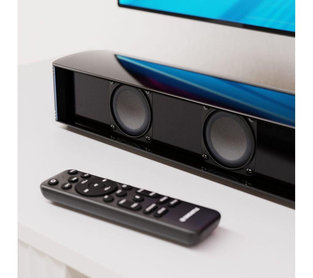 OAKCASTLE SB80 Xtra 4.1 Wireless Compact Sound Bar - Black image number 2 of 5
