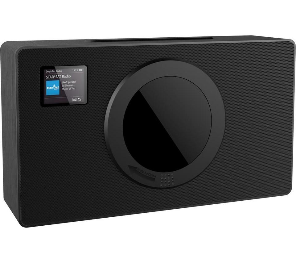 OAKCASTLE DAB300 All-in-one Bluetooth Micro HiFi System - Black