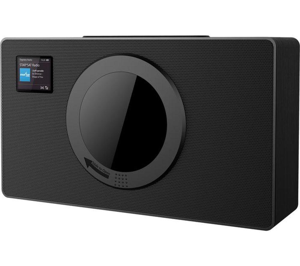 OAKCASTLE DAB300 All-in-one Bluetooth Micro HiFi System - Black image number 2 of 3