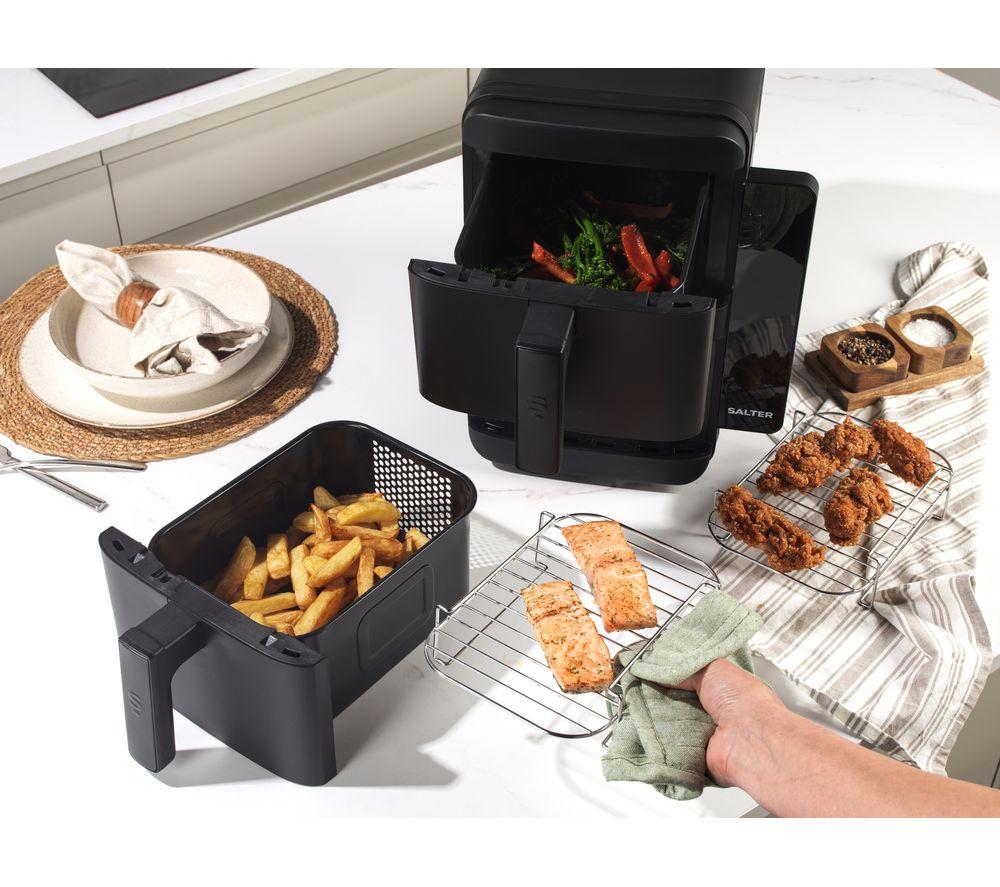 SALTER VertiCook Ultra EK6642 9L Dual Air Fryer - Black image number 6 of 8