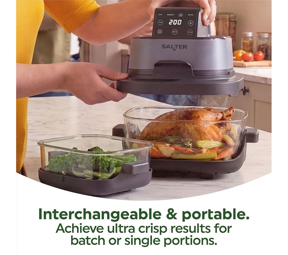 SALTER Crisp & Go EK6757 4L Hot Air Fryer - Grey image number 10 of 11