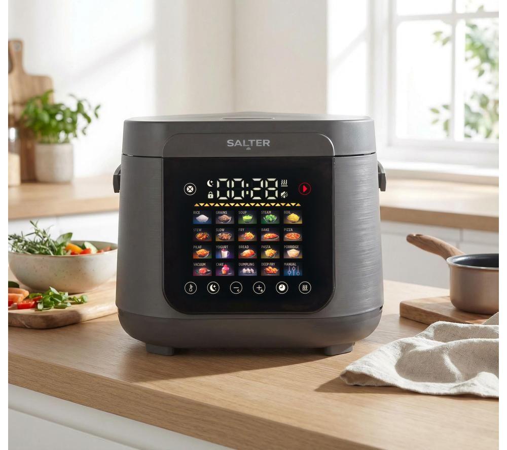 SALTER EK6758 Electric Multicooker - Grey image number 4 of 9