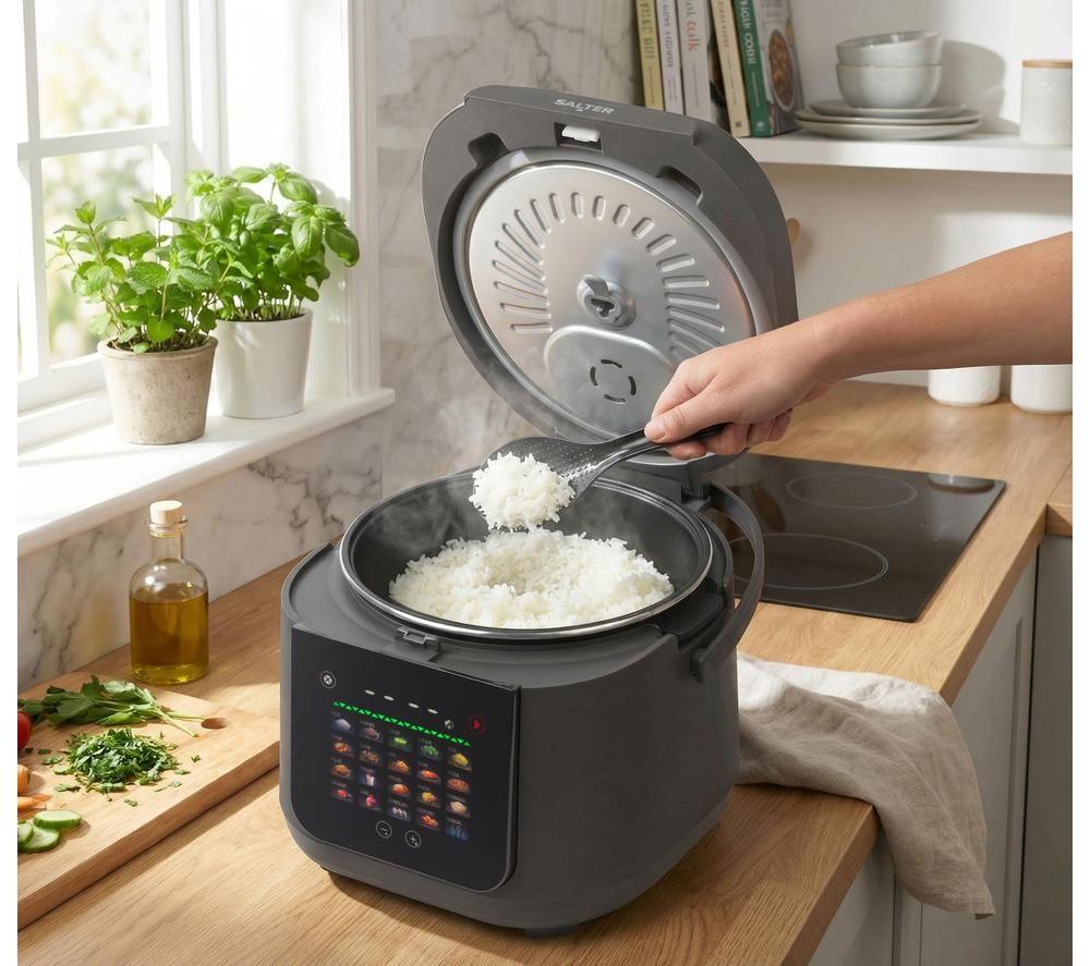 SALTER EK6758 Electric Multicooker - Grey image number 7 of 9