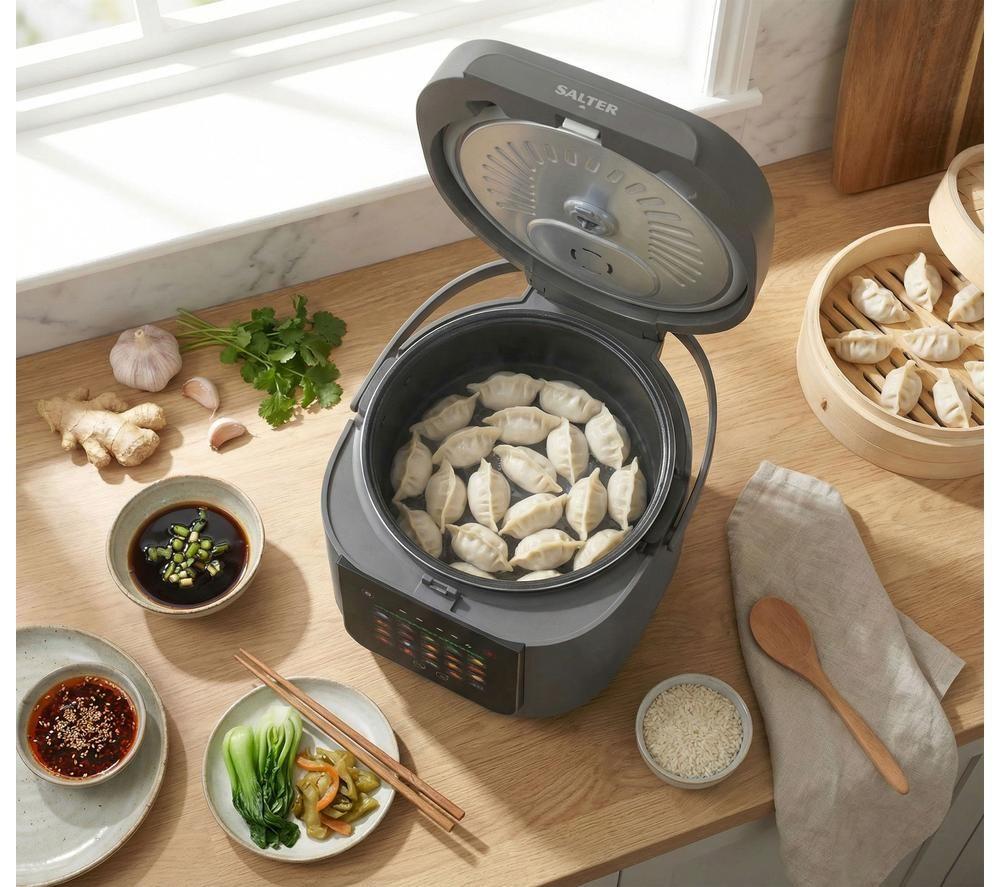 SALTER EK6758 Electric Multicooker - Grey image number 8 of 9
