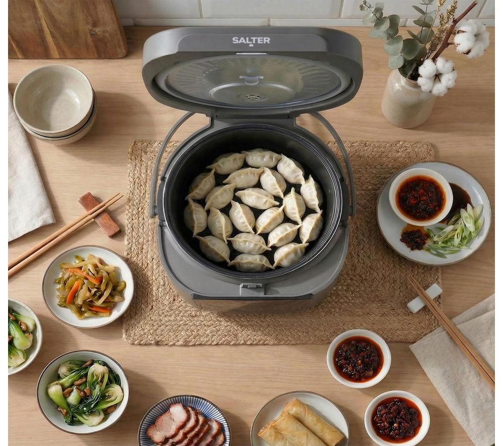 SALTER EK6758 Electric Multicooker - Grey image number 9 of 9