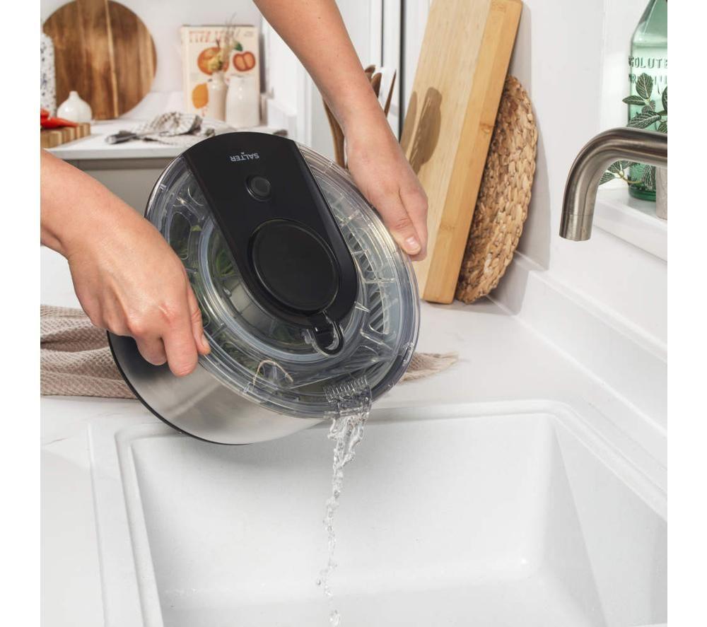 SALTER Expert Salad Spinner &ndash; Silver image number 6 of 8