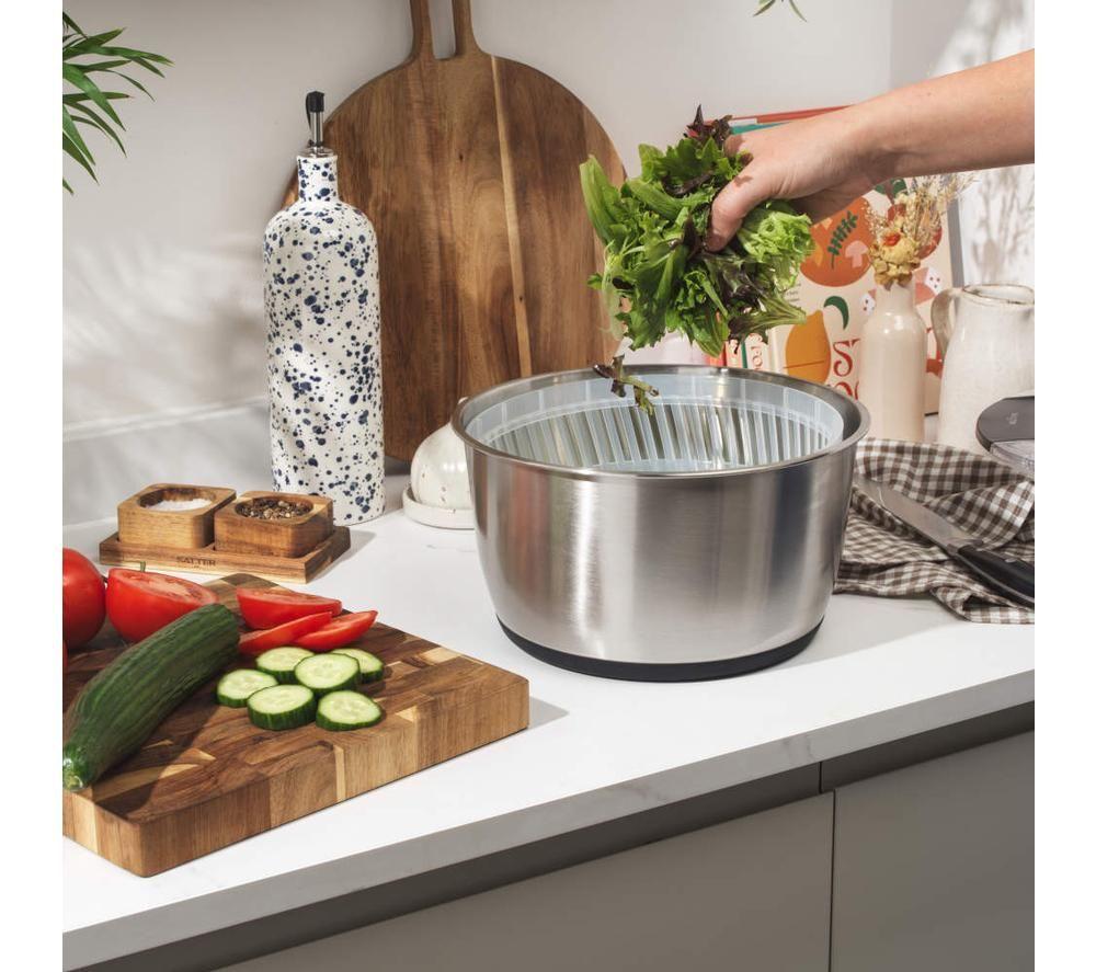SALTER Expert Salad Spinner &ndash; Silver image number 8 of 8
