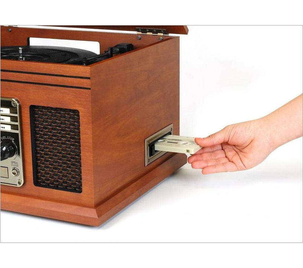 VICTROLA Hawthorne Record Player- Mahogany image number 3 of 8