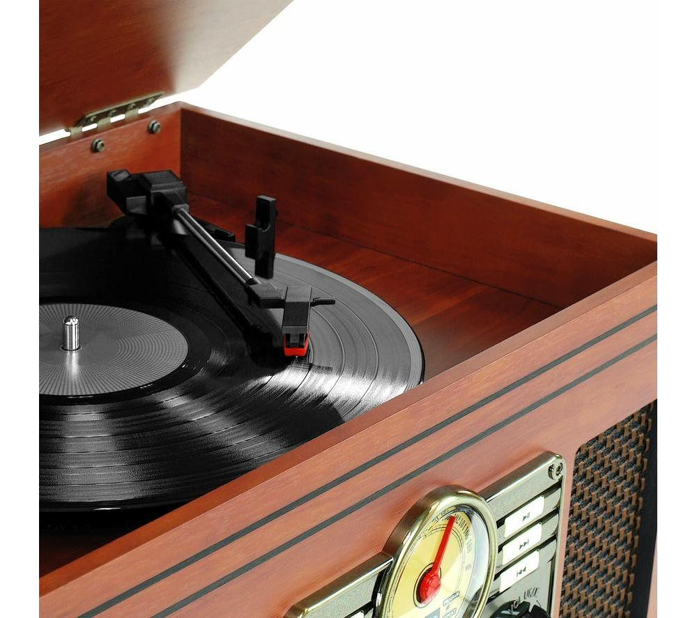 VICTROLA Hawthorne Record Player- Mahogany image number 5 of 8
